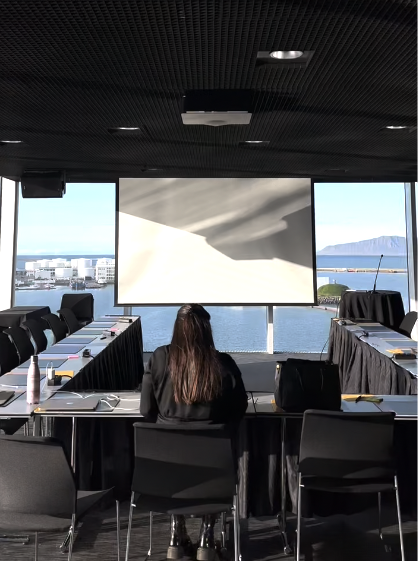 Conference room in Iceland