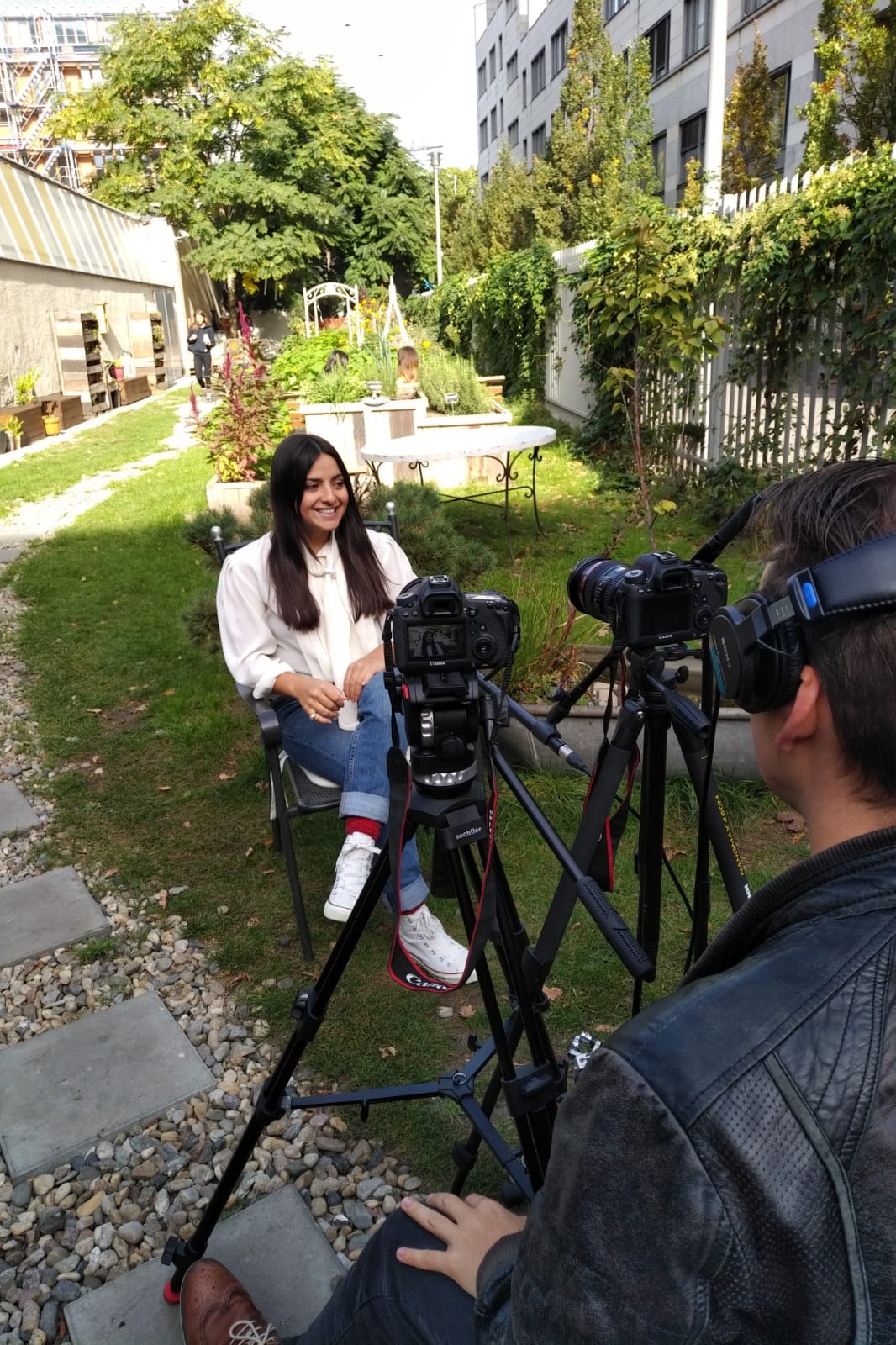 Alexa being interviewed